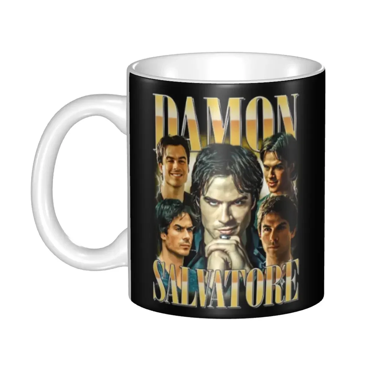 Custom The Vampire Diaries Coffee Mug DIY Personalized Ian Somerhalder Ceramic Mug Creative Gift