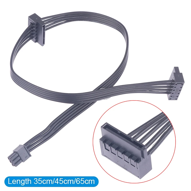 35/45/65cm Mini 4-Pin auf Ein/Zwei/Drei SATA-Stromversorgungskabel für Hauptplatinenschnittstelle SATA SSD HDD Kabel Stromversorgungskabel