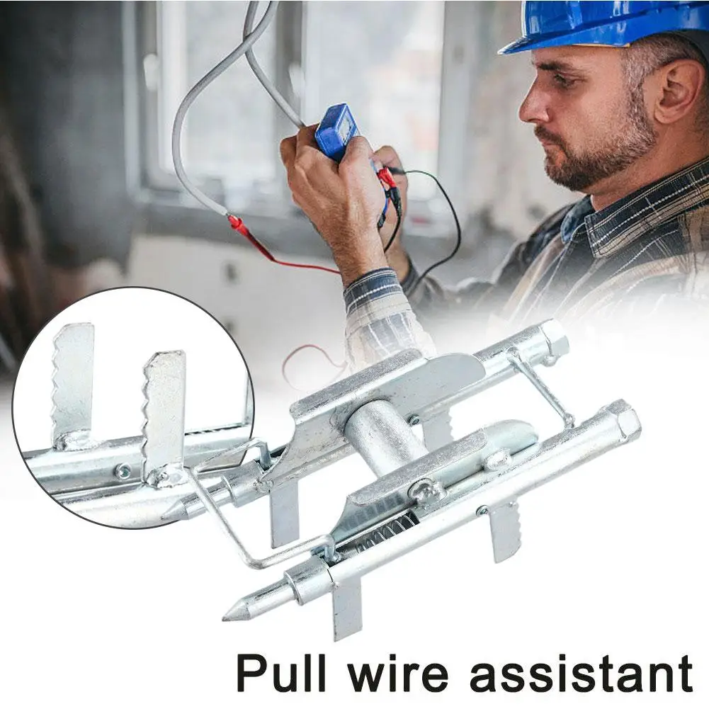 Eletricista Fio Puxando Assistente Tração Cabo Profissional Ferramenta Pessoa Dedicado Threading Auxiliar Único Dispositivo C3z9