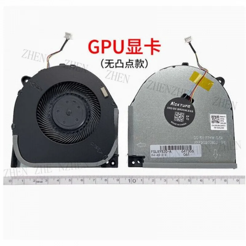 

Y CPU & GPU Cooling Fan Fits FOR Lenovo Legion Y540-15IRH 81SX Y7000-2019 81NS 81T3