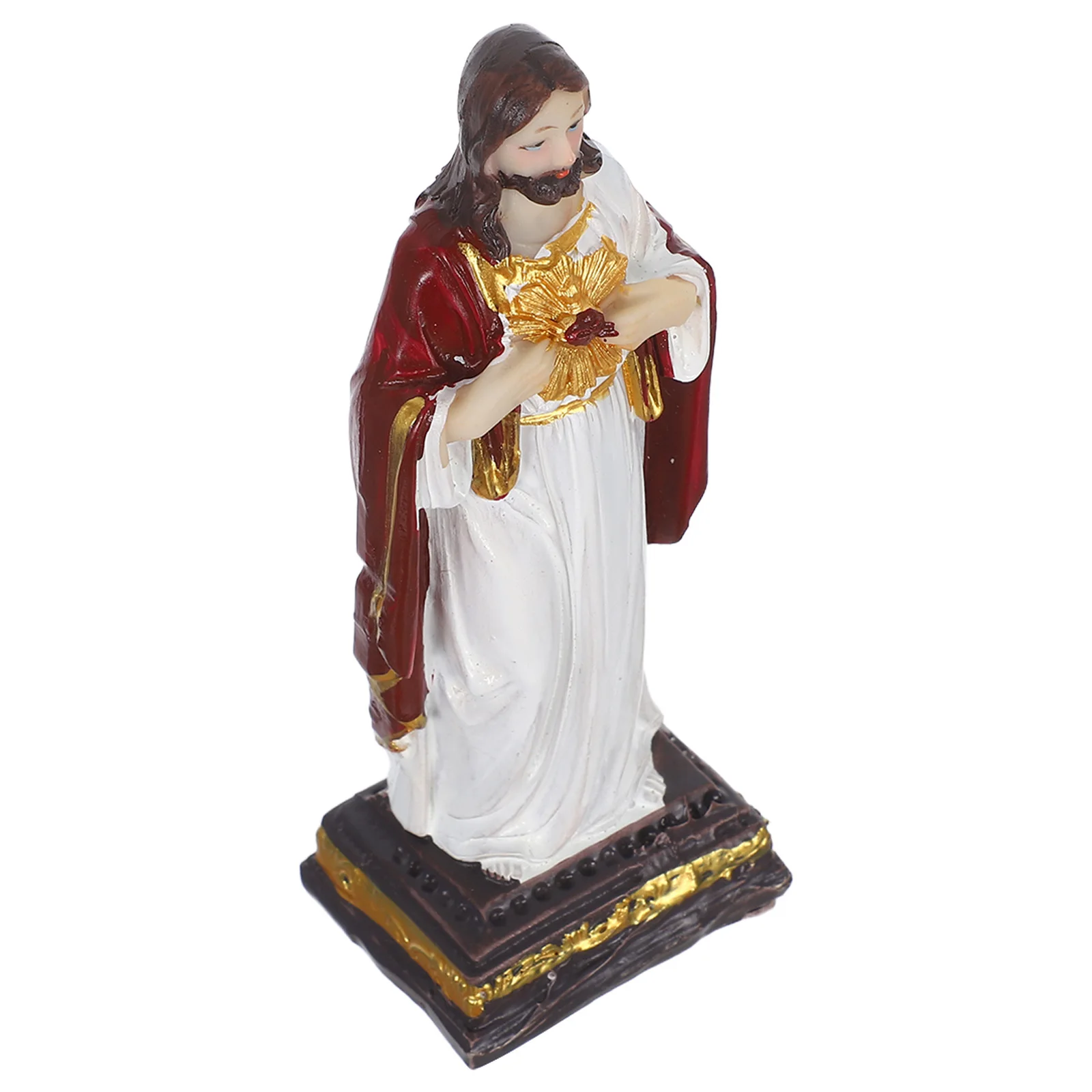 

Holy Father Resin Small Catholic Religious Sculpture For Indoor Outdoor Decor Church Home Statue Resin Craft Desktop Decoration