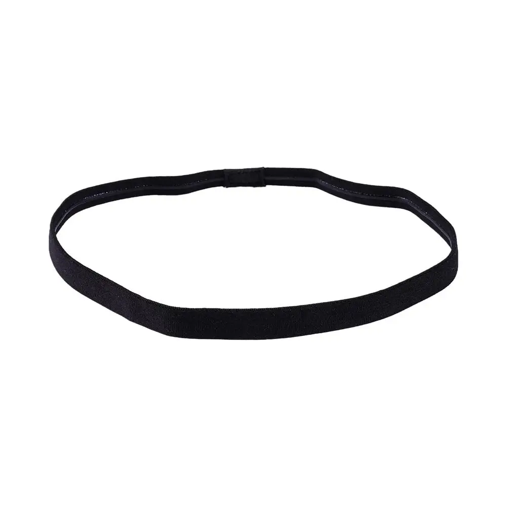 1 pz semplice Unisex sport Hairband antiscivolo striscia di Silicone guida del sudore fasce elastiche Yoga Running Fitness accessori per capelli