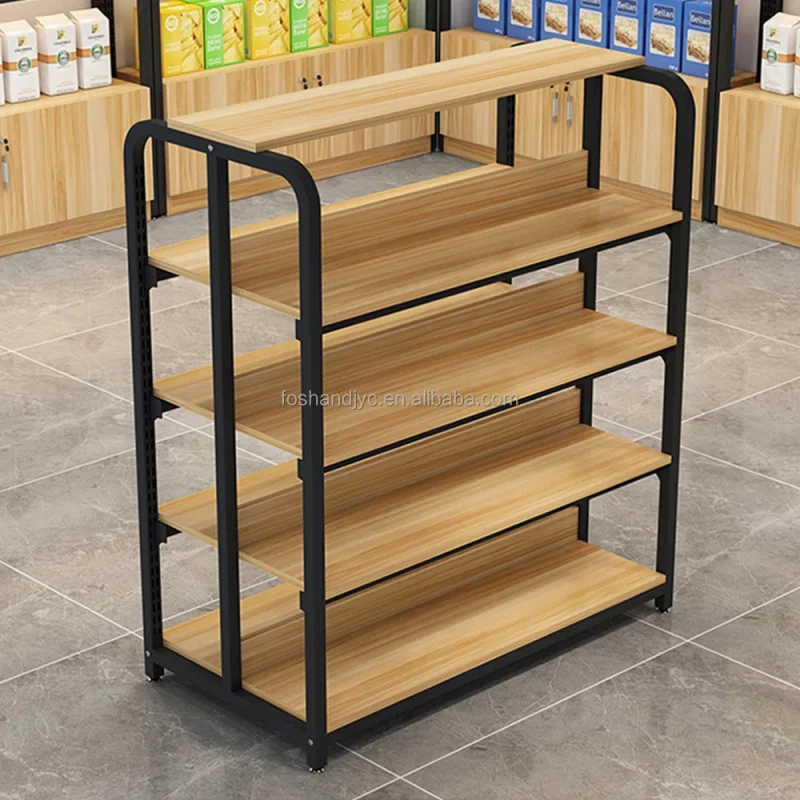 

Customize.Supermarket Shelves Retail Stores Metal Gondola Display Shelves with Bag Storage Clothes Shoes Beauty Supplies Oth