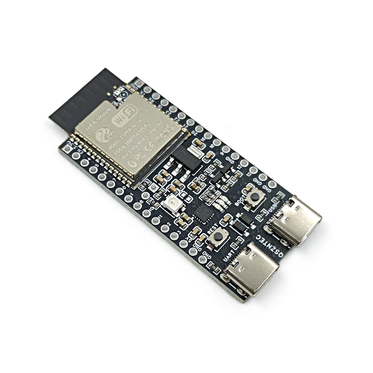ESP32-C6-DevKitC-1 ESP32-C6 Core Board WIFI6 BLE Zigbee ใช้งานร่วมกับ ESP32-WROOM Series โมดูลเหมาะสําหรับสถานการณ์ IoT ต่างๆ