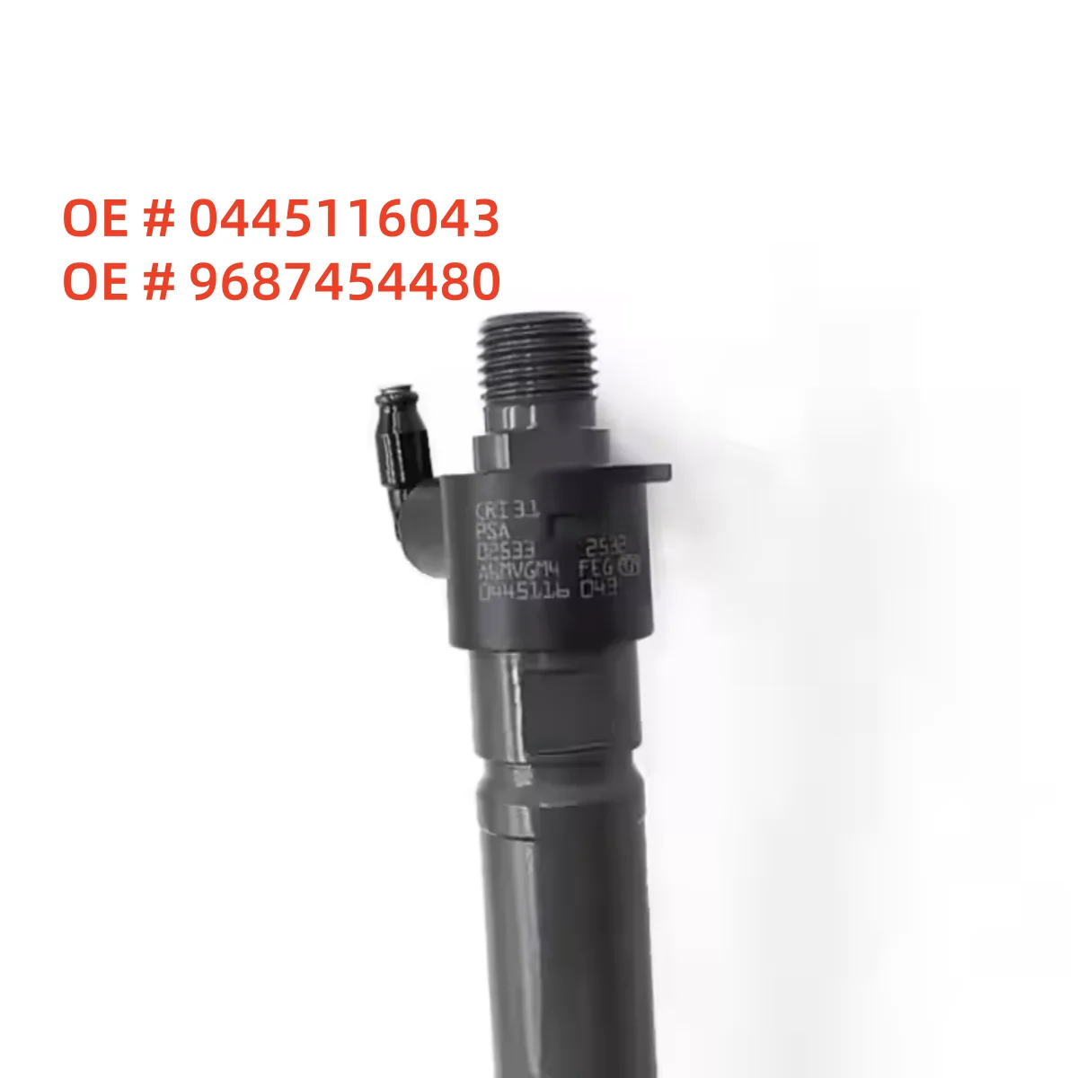 

High quality 0445116043 9687454480 Diesel Fuel Injector for Jaguar XF RANGE ROVER EVOQUE 2.2