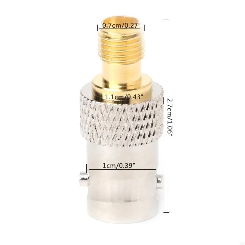H7JF BNC Женская заглушка в SMA -антенна -антенна -адаптер медный конвертер разъем