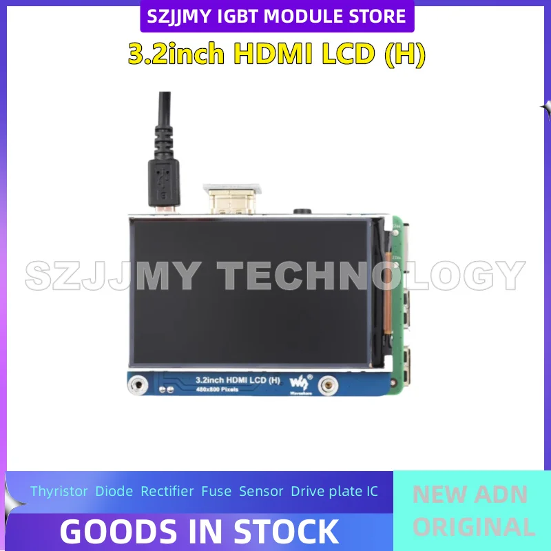 

Raspberry Pi 3.2-inch IPS Display Screen LCD Module HDMI Backlight Control/Multi System Drive Free NEW ORIGINAL IN STOCK