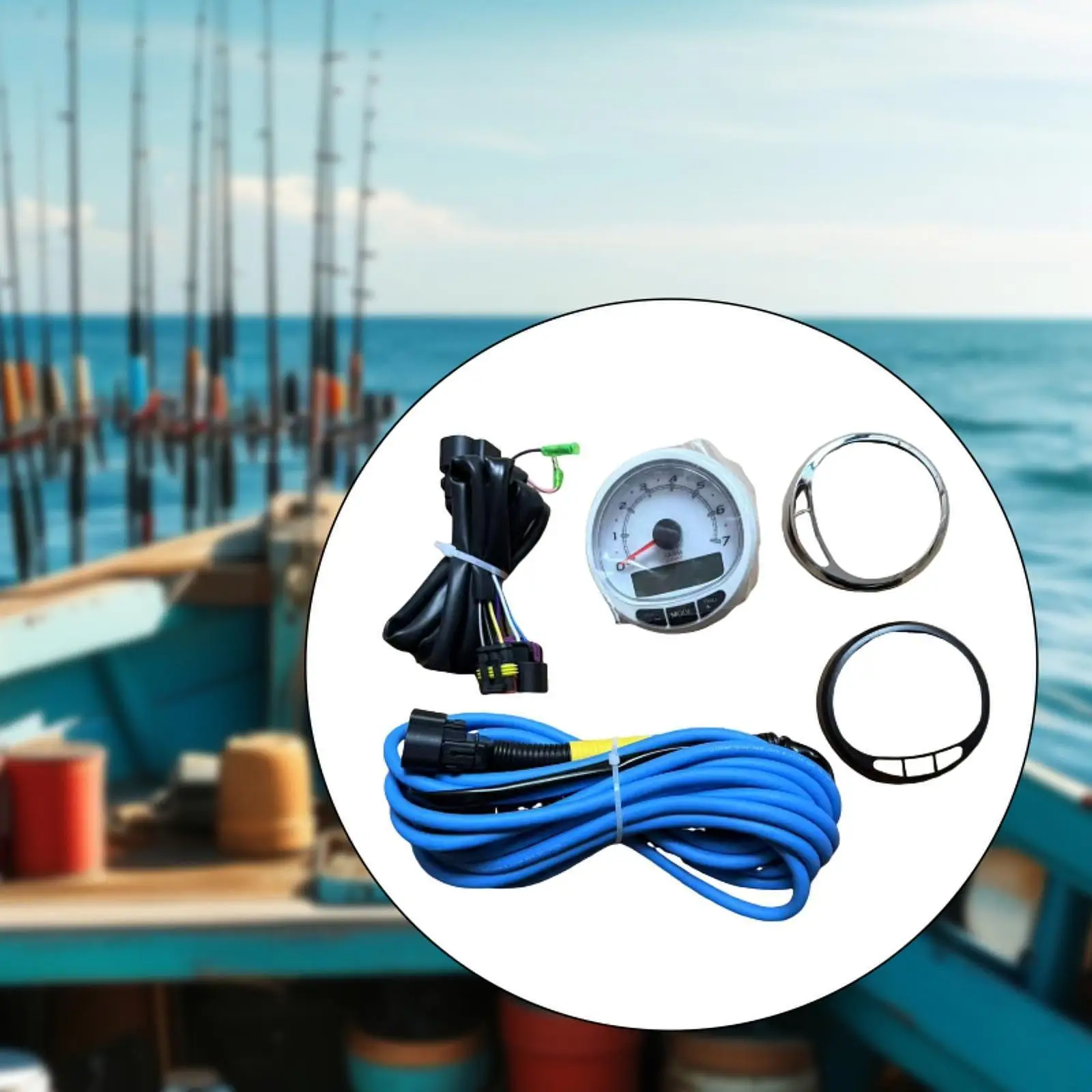 

Комплект тахометра подвесного мотора 8M0135634 Практичные запасные части премиум-класса Прочность Простота установки Портативный Профессиональная замена