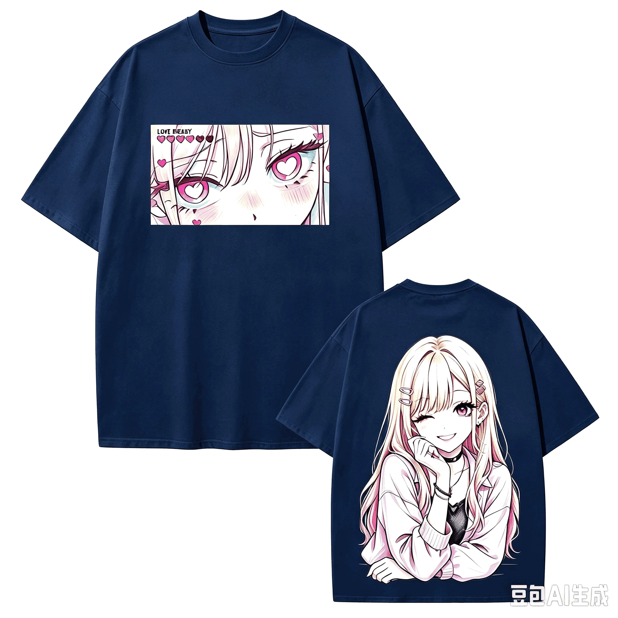Hot Sale  Anime My Dress Up Darling Kitagawa Marin Kawaii Print T-shirt Unisex Trendy Hip Hop Streetwear Oversized Casual Tshirt