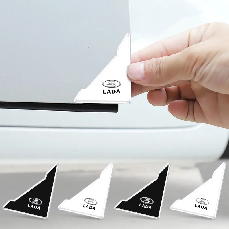 Penutup Stiker Pelindung Sudut Pintu Mobil Stiker Anti Gores Anti Tabrakan untuk Lada Vesta Niva Largus 2107 Xray Priora Granta K