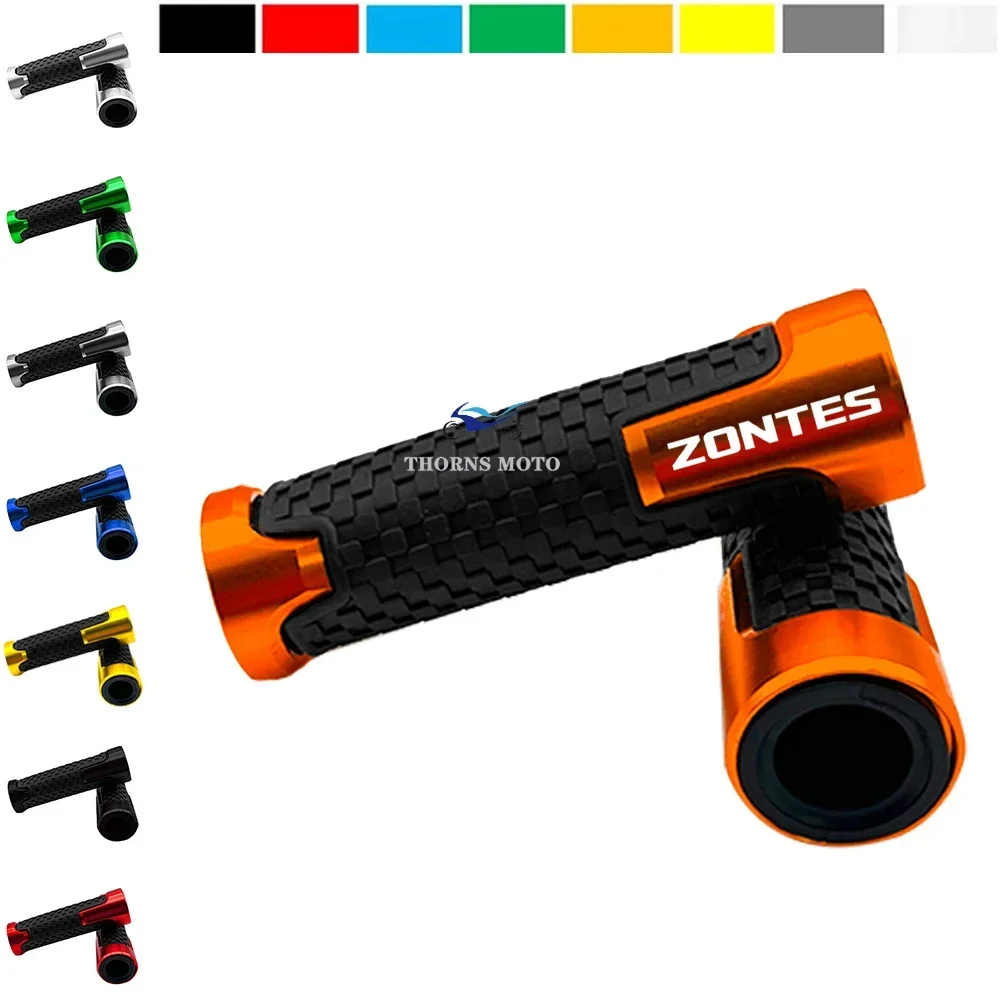 For ZONTES 310 ZT250 ZX310R 310X 310T Motorcycle Handlebar Grips Orange CNC