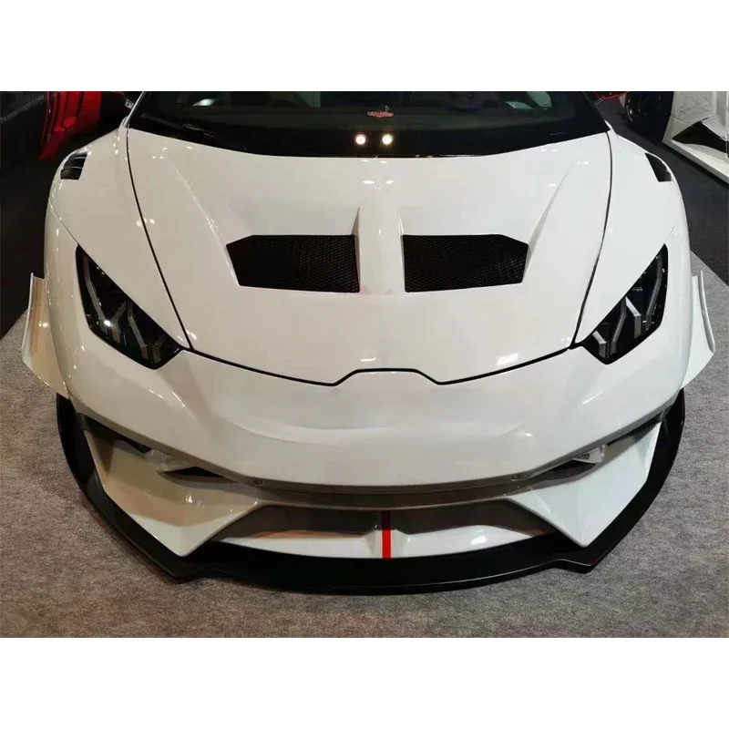 

For LP580 LP610 L Style Dry Carbon Fiber Engine Hood Huracan