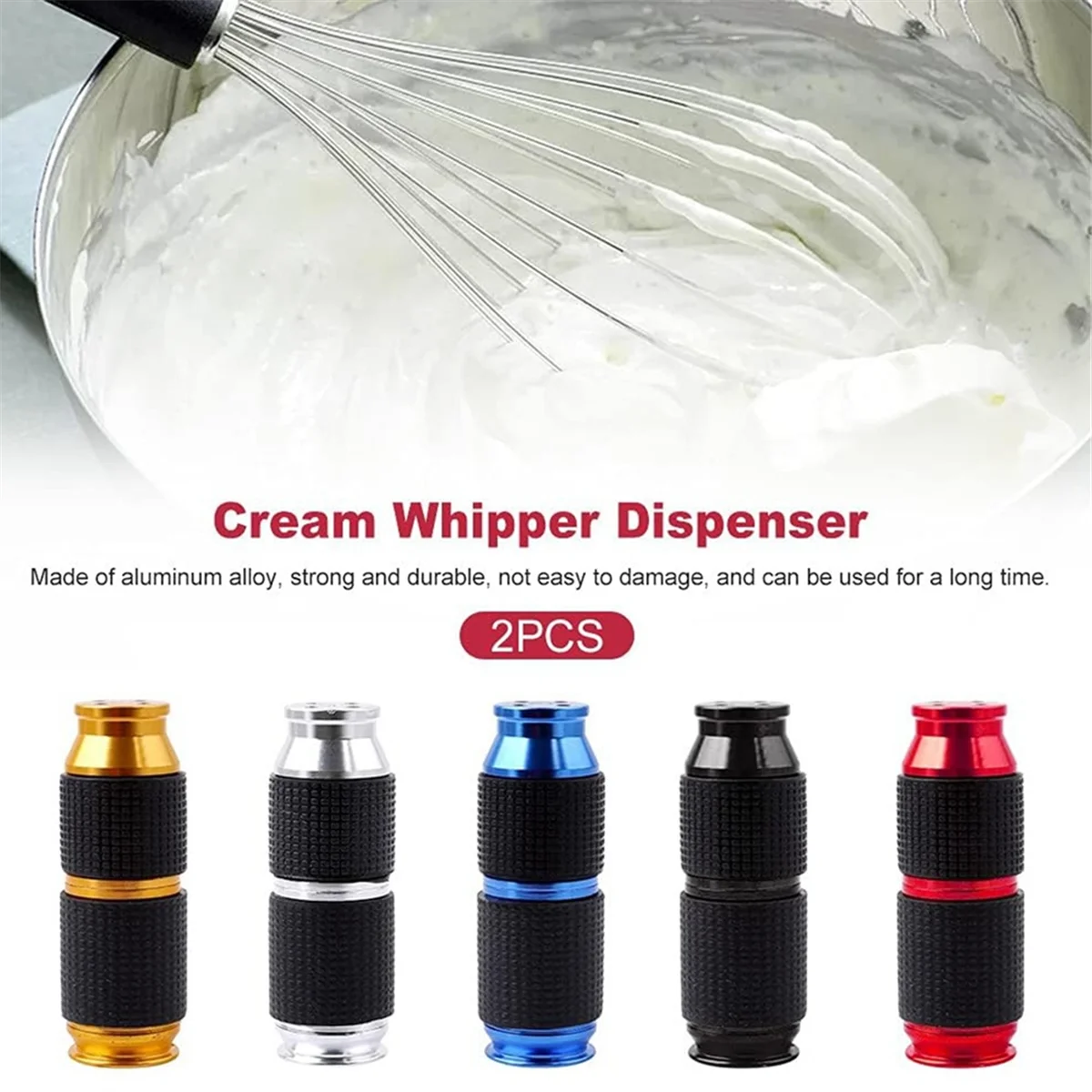 Portable Cream Whipper Cracker Dispenser Mini Nitrous Cracker Rubber Bullet Pollen Muti Color Dessert Baking Tools
