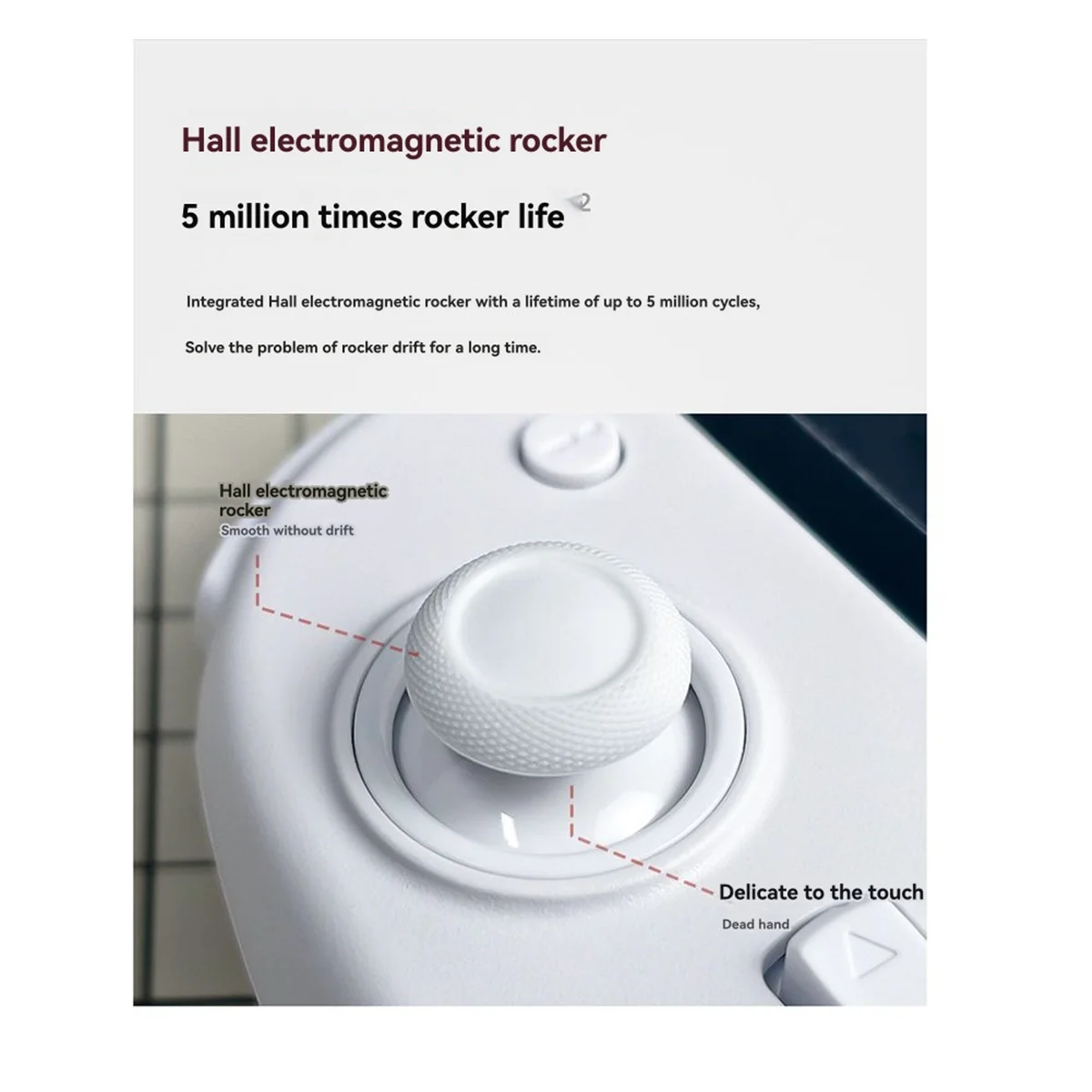 

Y34A Joypad HD Game Controller Bluetooth Gamepad with Hall Effect for A