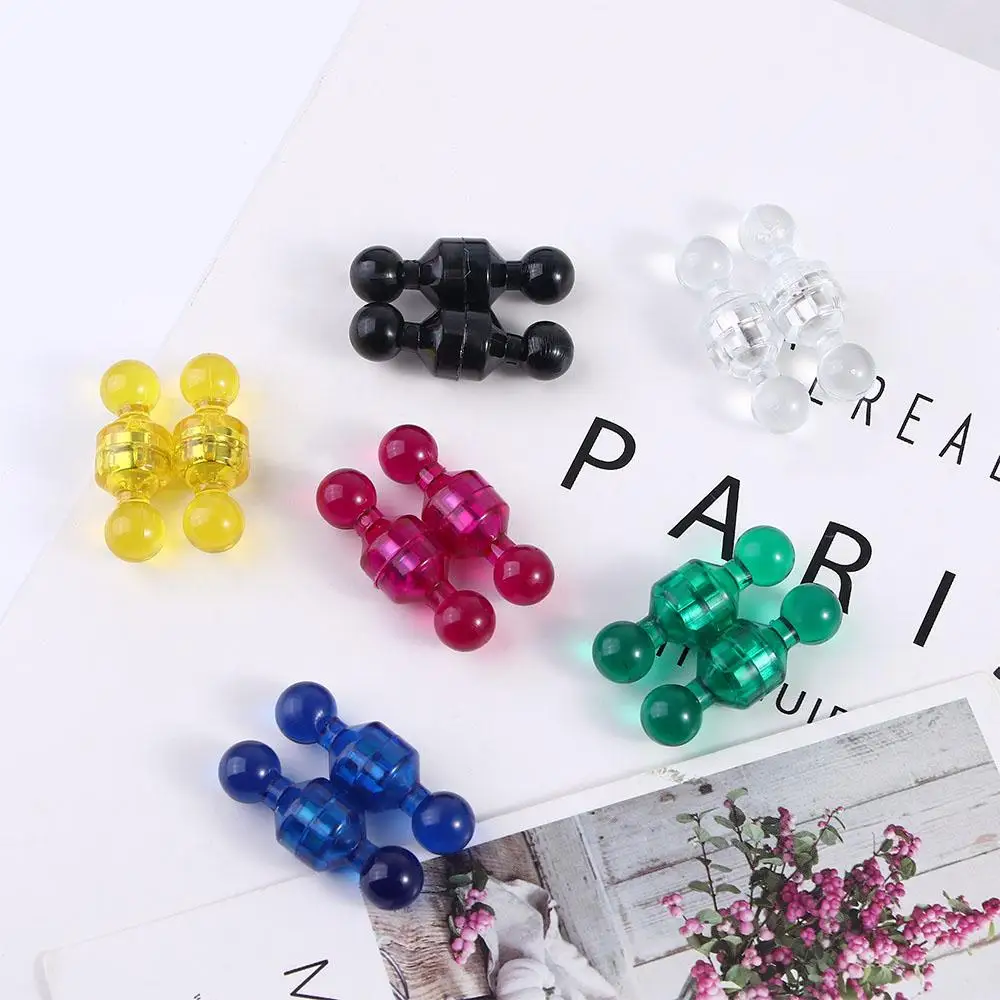 Leve multi-cor mini quadro branco ímã de geladeira cones ímãs alfinetes ímãs