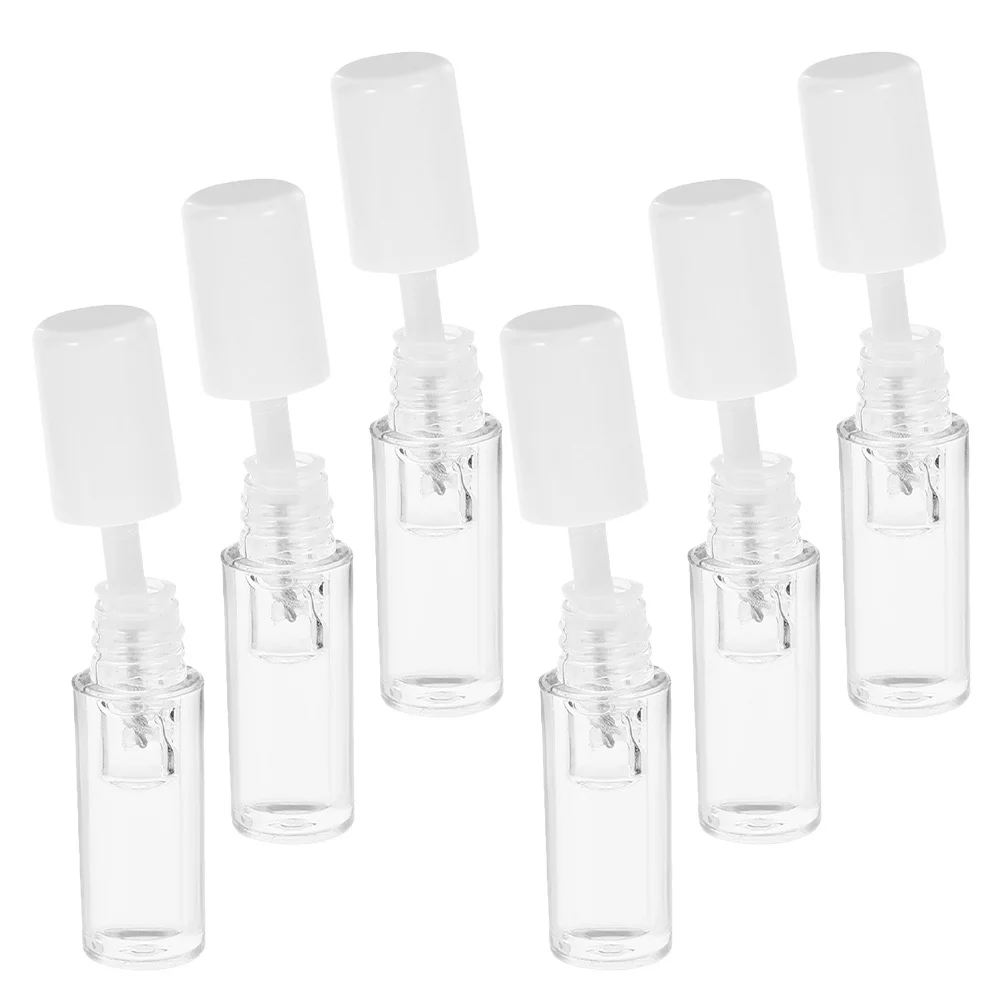 Capa de chuva para cílios, 6 peças, gel transparente à prova d'água para configuração de sobrancelha, fórmula de condicionamento leve para cílios, onda aprimorada