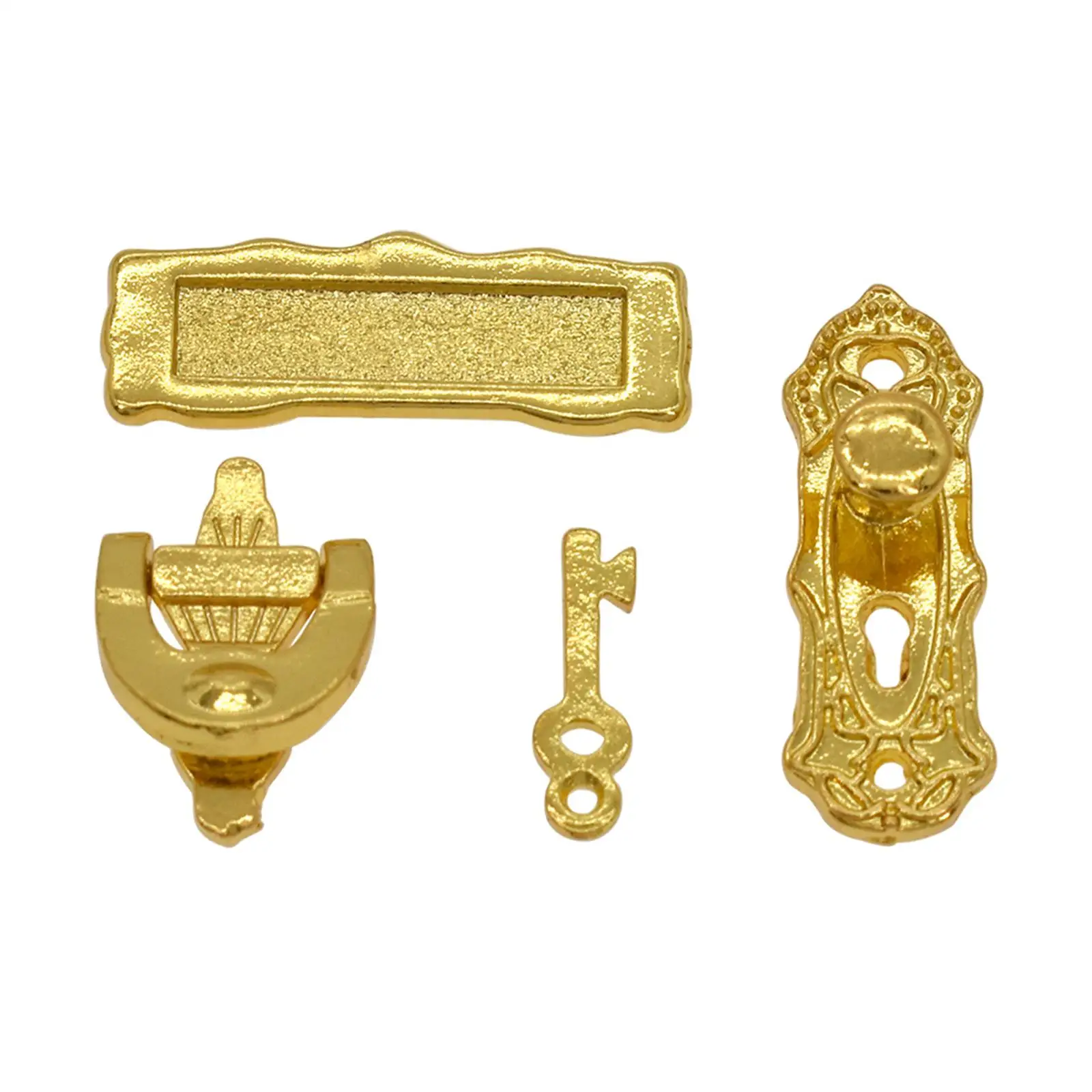 Maison de poupée échelle 1/12, jouet Miniature, serrures de porte miniatures pour filles, garçons et enfants
