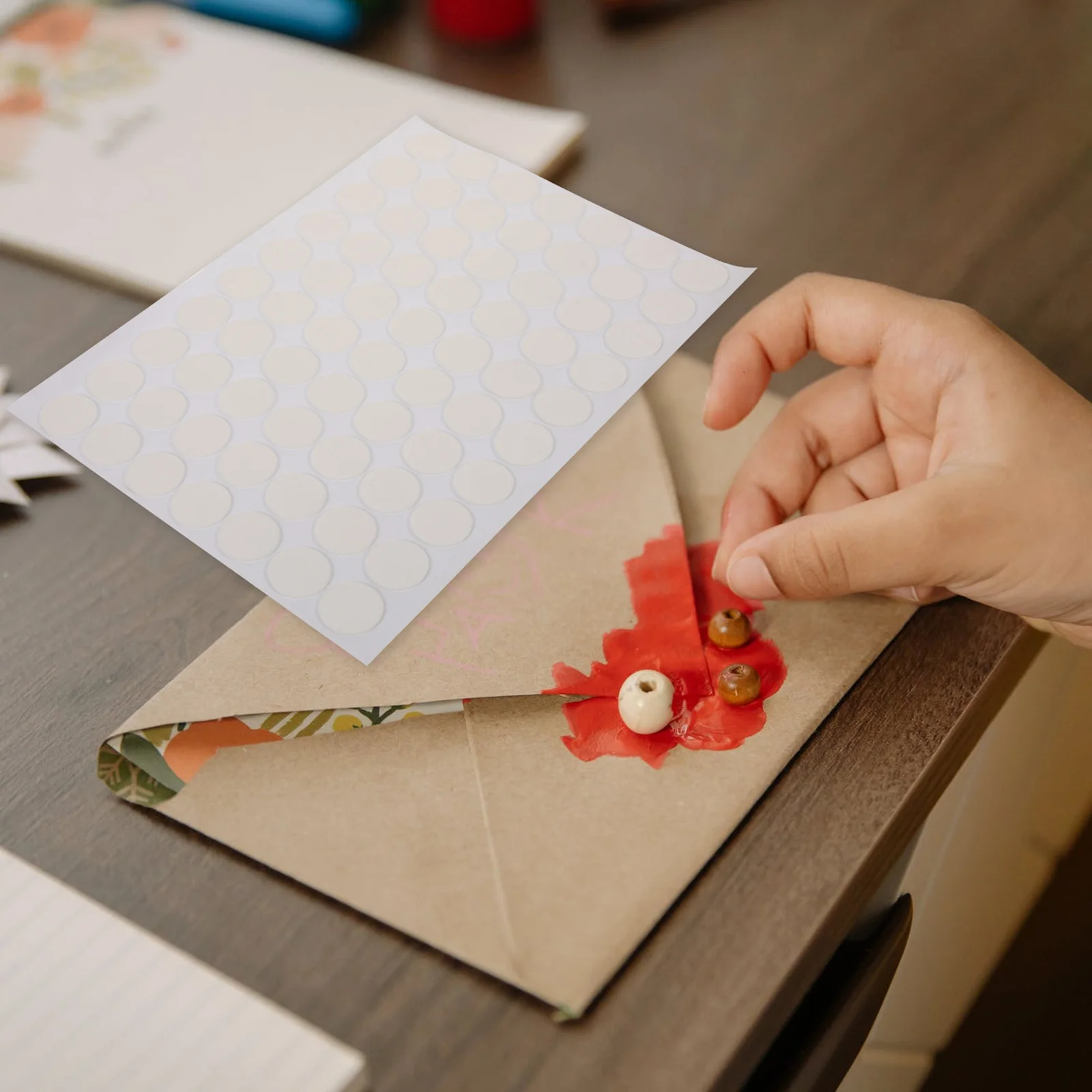 

280pcs Double Sided Tape Transparent Adhesive Pad Mounting Stickers For Wall Christmas Decor Spring Festival Couplet Waterproof