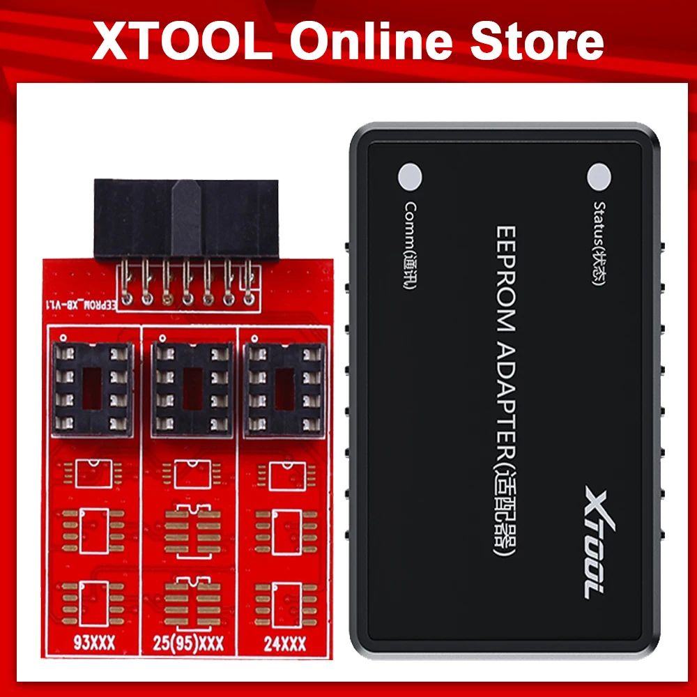 

Адаптер XTOOL EEPROM чтение PINCODE EEPROM программатор чтение/запись чип данных работает с X100 PAD3/X100 PRO2/X100 PAD3/D7/D8/D9/IP819