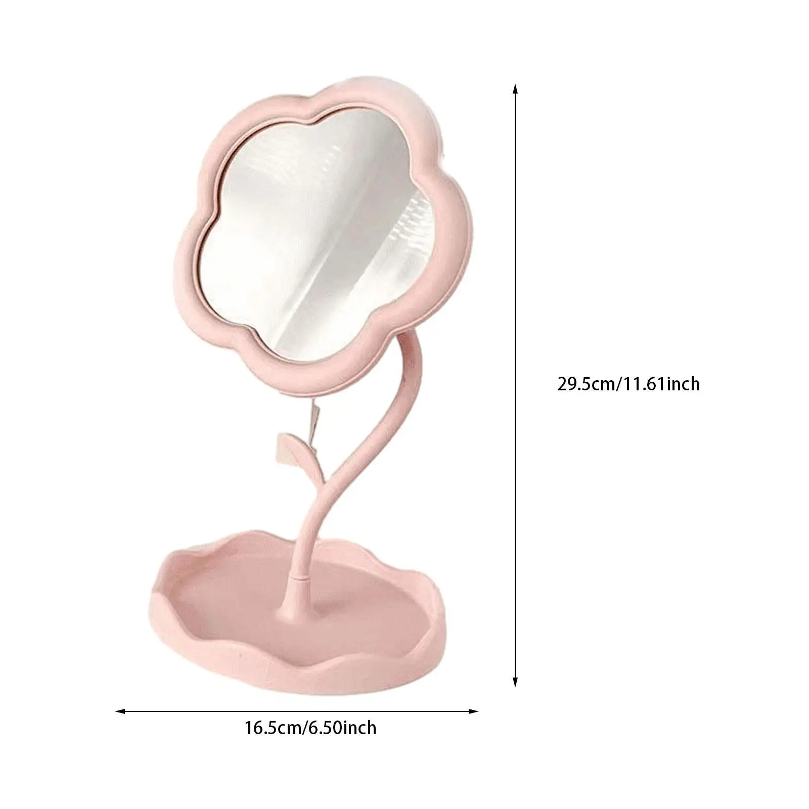 مرآة مكياج مكتبية، مرآة سطح المكتب، مرآة زينة لغرفة النوم المنزلية، مرآة طاولة النوم