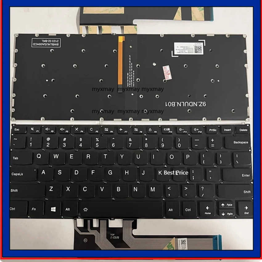 

US for Lenovo Yoga C640-13IML-LTE C740-14IML Yoga S740-14IIL IdeaPad FLEX-14API 14IML laptop keyboard