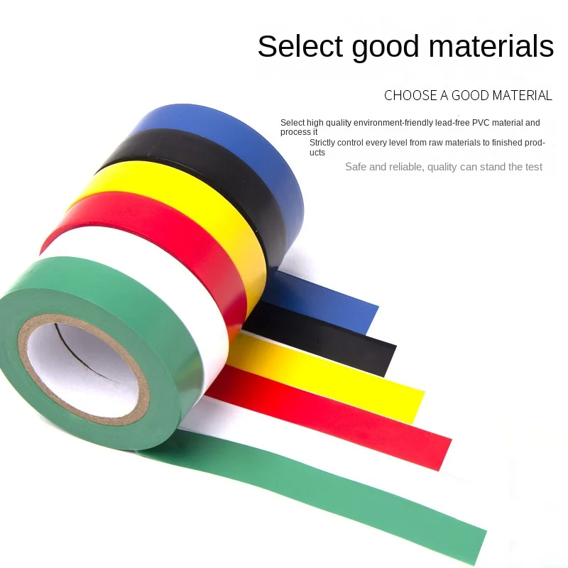 Electrical adhesive cloth high voltage waterproof insulating tape high viscosity black electrical PVC wire electric tape