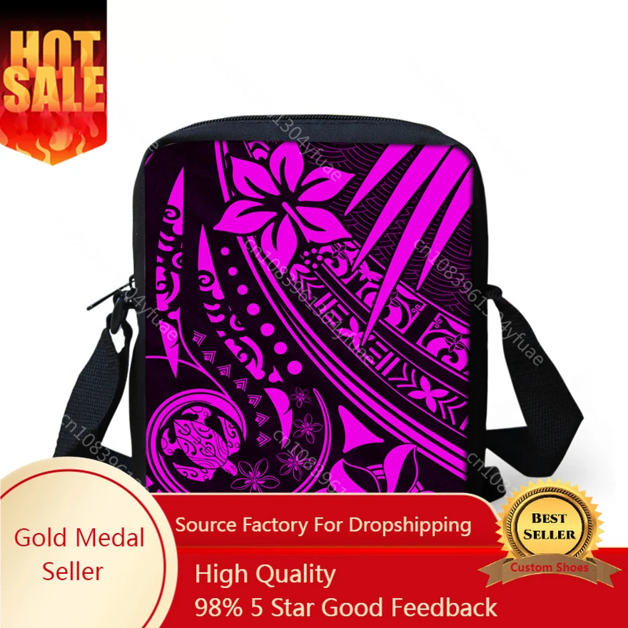 

Small Women Messenger Bag Polynesian Sea Turtle Print Lady Shoulder Cross-body Bags For Teenage Girls Travel Crossbody Bag Woman