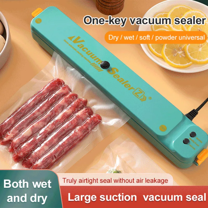 Miniature DryWet Sealing Machine Portable Automatic Sealing Machine Snack Preservation Home
