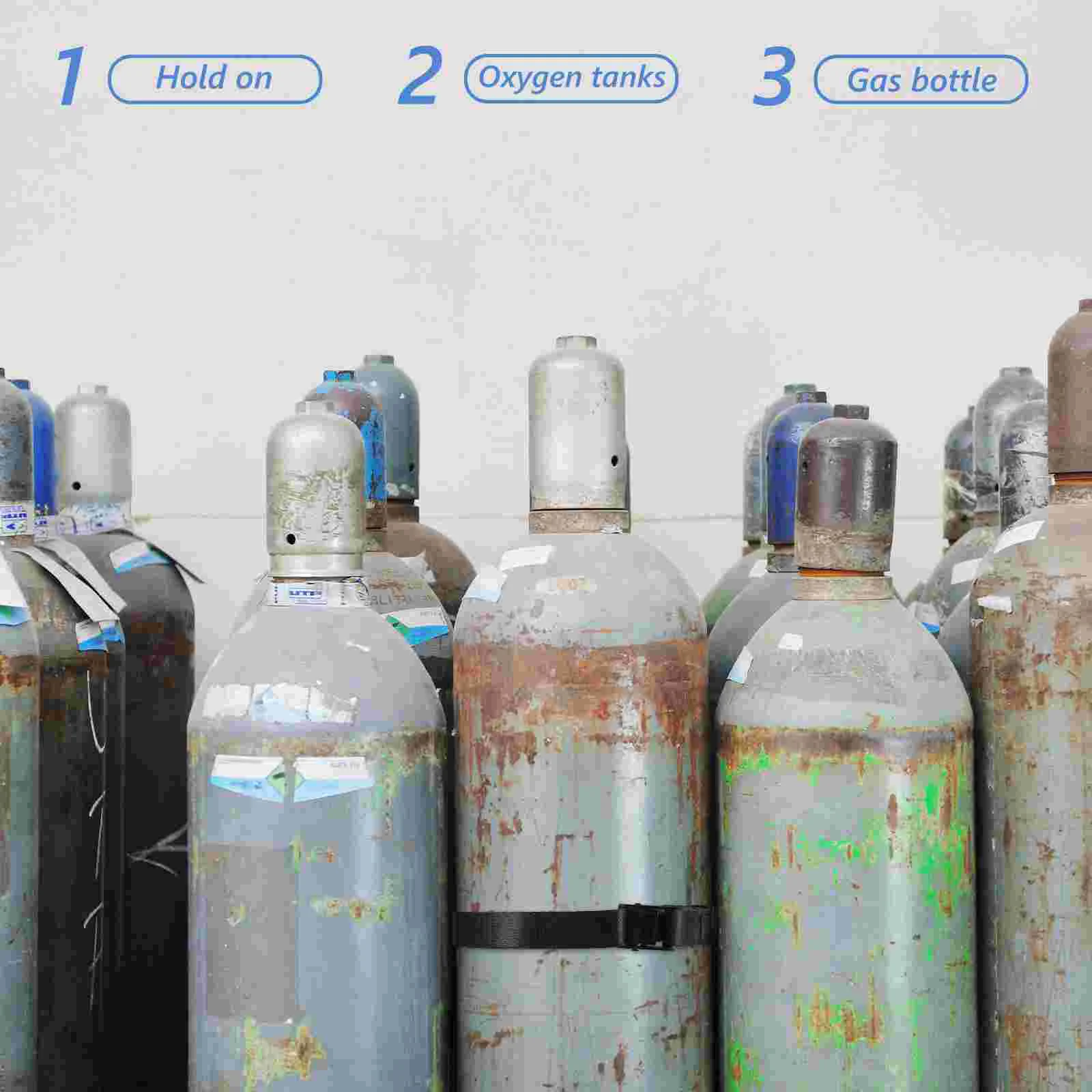 Porte-bouteille de gaz Propane mural, Sangle précieuse, Support rapide, Équivalent fer, Intervalles