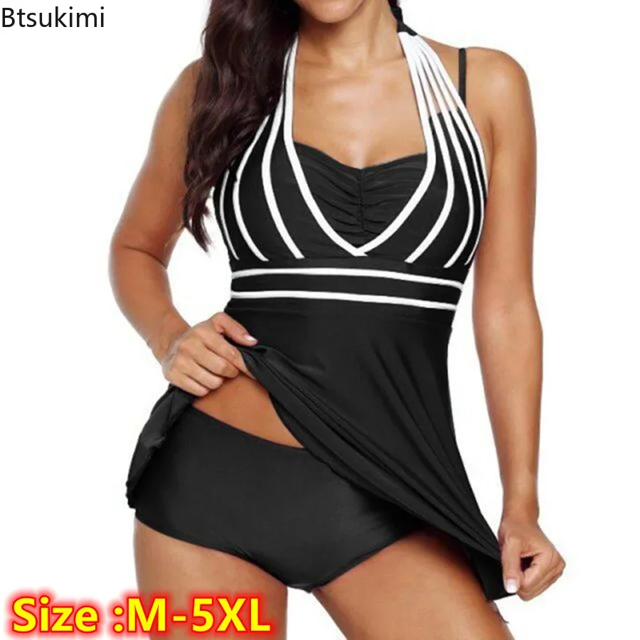 

2025 Women's Summer Swimsuits Sets Sexy Swimwear Woman Bikini Sets Two-Piece Halter & Strappys Bathing Suits Bikinis Plus Size