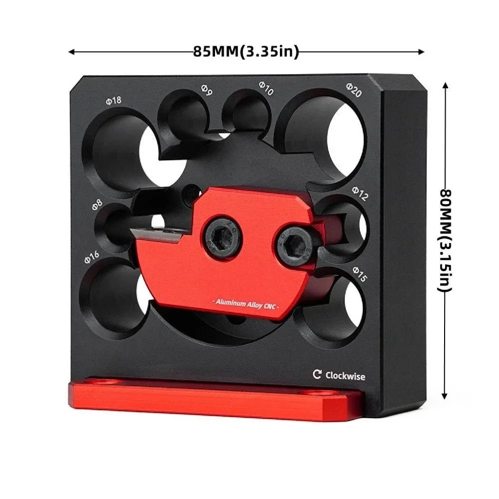 조절 가능한 원형 막대 밀링 도웰 알루미늄 합금 미터법 8mm-20mm 원형 막대 보조 도구 소형 전기 드릴 도웰 제조기