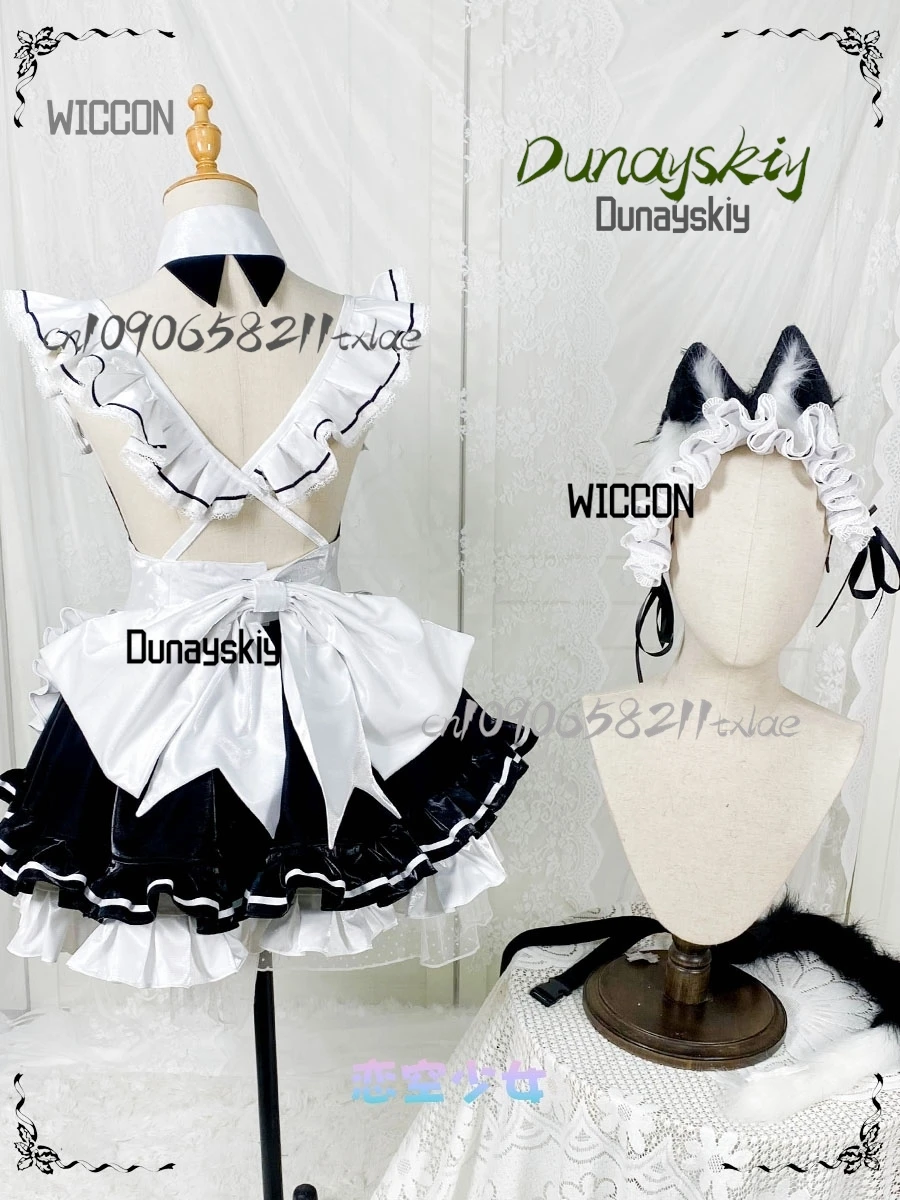 آلهة النصر: NIKKE تأثيري Privalia مثير خادمة لوليتا ازياء الباروكات Jirai Kei kawaii جودة عالية هالوين الصيف