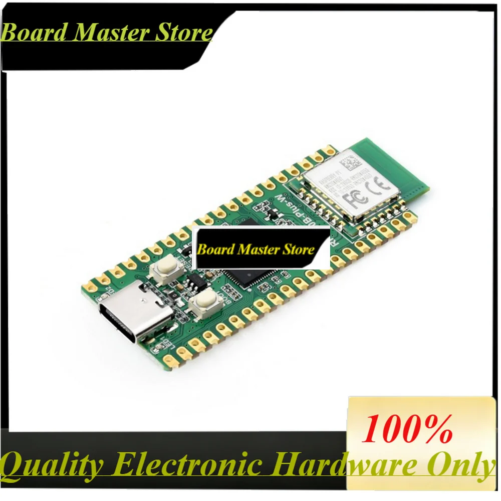 BoaMasMWaveshare RP2350B-Plus-W Development Board Raspberry Pi RP2350B Dual-core & Dual-architecture Microcontroller Supports Wi