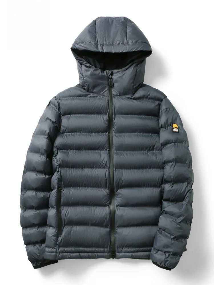 Men's Outdoor Winter Cotton Jacket 100g P-Cotton Inner Warmth Coat Standard Fit Polyester Fiber Hooded Fashion Urban Style