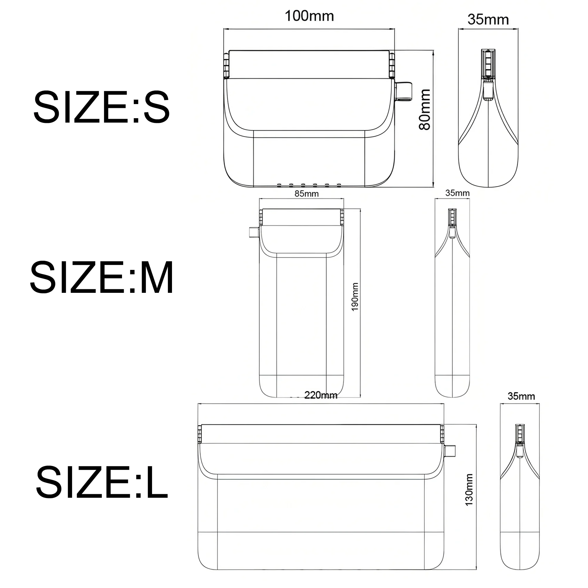 STONEGO 1PC innovativa custodia multifunzionale in Silicone disponibile in taglie S M L per migliorare il tuo stile di vita aziendale