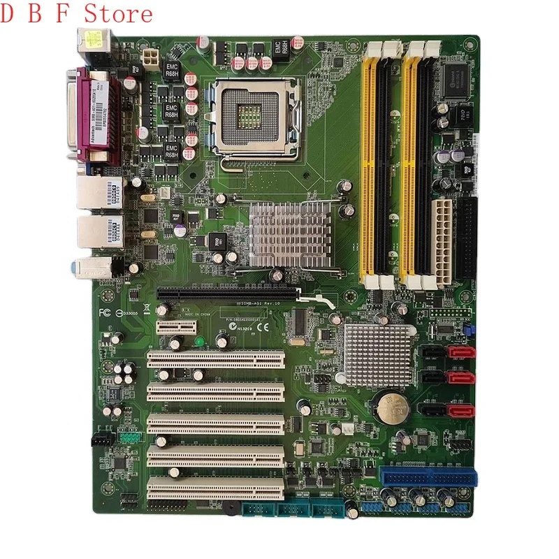 

SIMB-A01 SIMB-A01-6G200A1E Original For Advantech ATX Industrial Control Motherboard Dual Network Port Industrial Board 775 pins