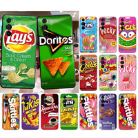 Snacks Chocolate Biscuit Case For Motorola Edge 50 40 Pro 50 40 30 Ultra Neo Fusion Moto G84 G54 G24 G53 G72 G60