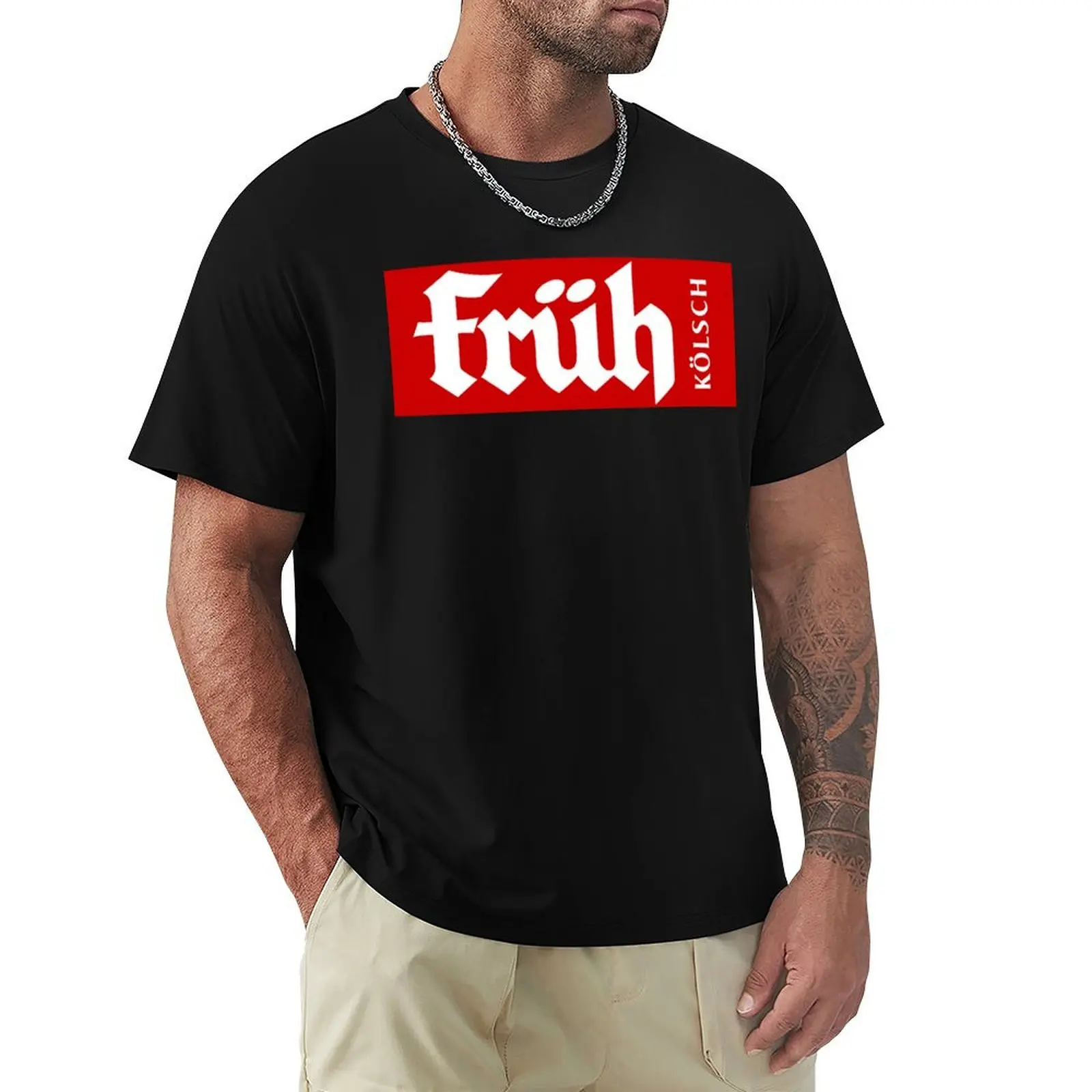 Camiseta kolsch-fruh, camiseta informal ligera de manga corta