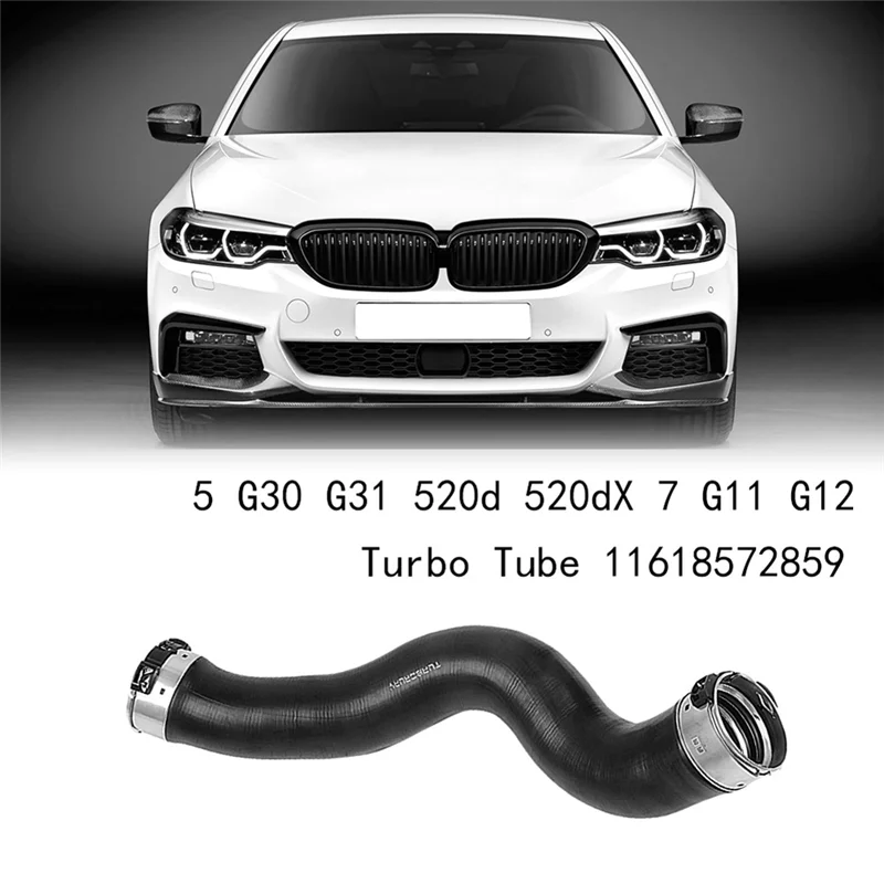 

#43N Automotive Parts & Accessories,Turbo Tube Charge Air Hose for BMW 5 G30 G31,Black
