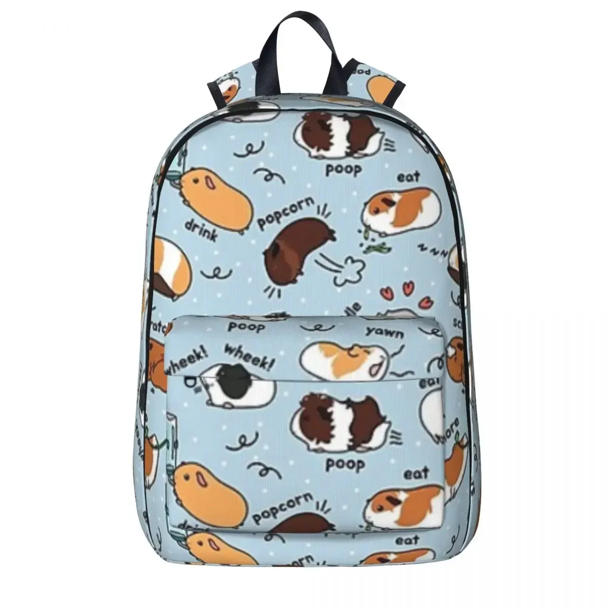 Guinea Pig Daily To-Do List Backpack Waterproof Student School Bag Laptop Rucksack Travel Rucksack Large Capacity Bookbag