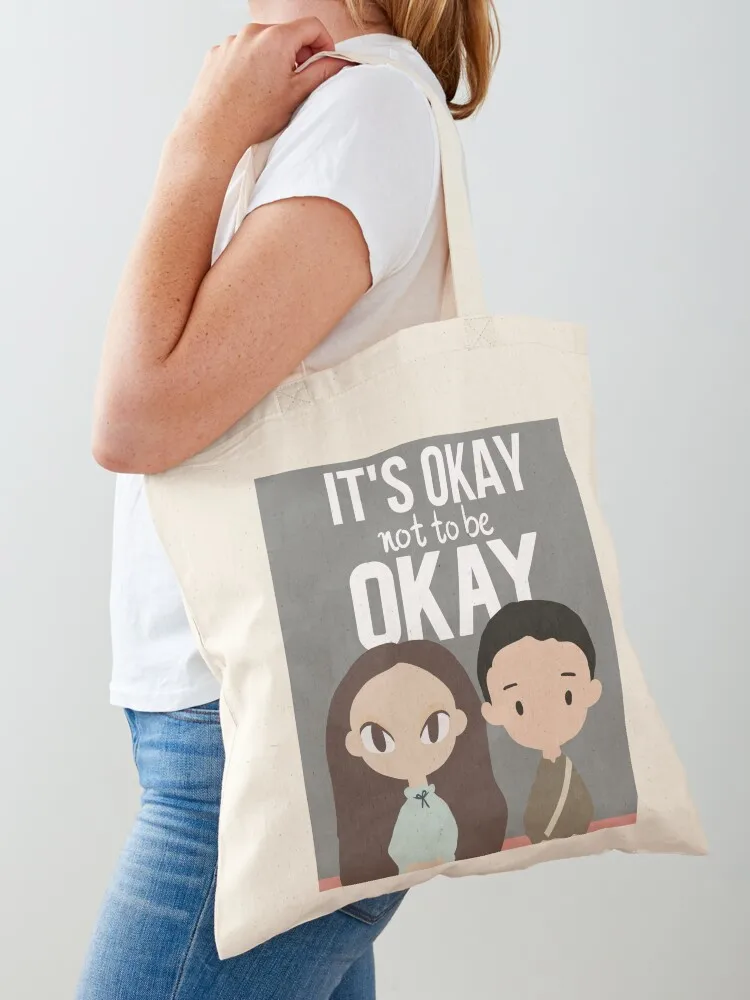 It's Okay Not To Be Okay - KDRAMA Tote Bag shopper bag woman Lady bag large tote Women's shopping