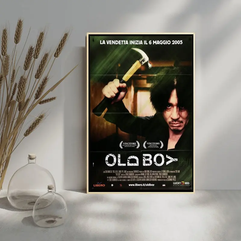 Classic Movie Oldboy Film Characters Series Posters For Living Room Canvas Painting Print Art Home Wall Decor Pictures Gift