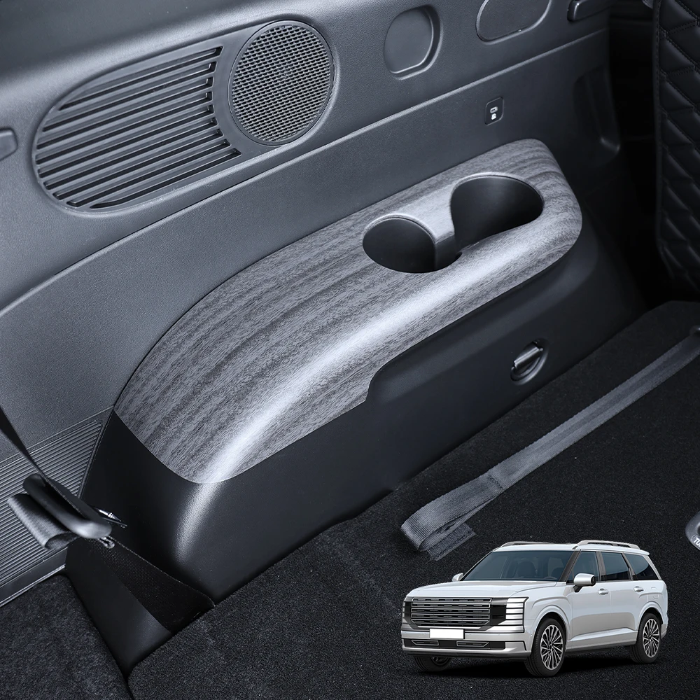 

Car Interior Accessories Seat 3 Drainage Cup Holder Cover Frame Trim ABS Material For Hyundai Palisade LX3 2026 Left-hand Drive