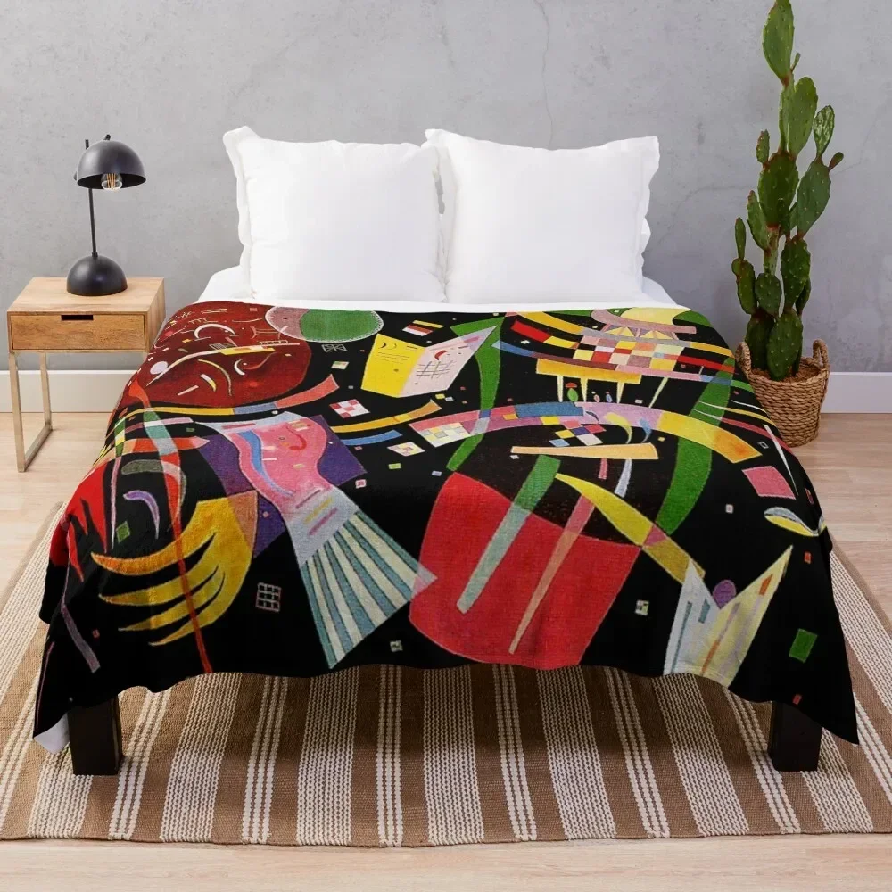 Wassily Kandinsky Composition X | Kandinsky Colorful Free Forms Throw Blanket Soft Decorative Beds decorative Blankets