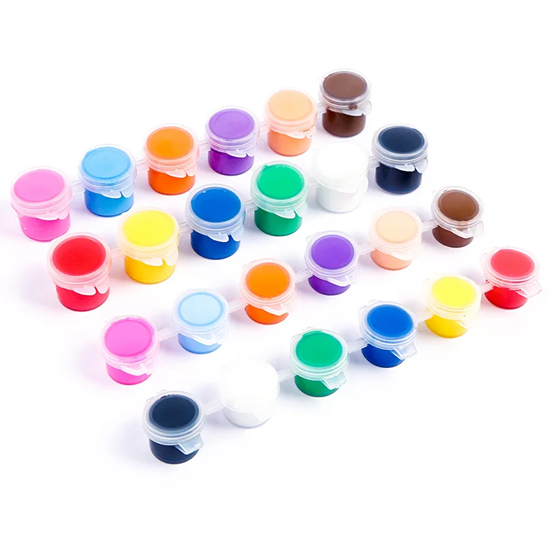 6 Colors Eco-friendly Acrylic Paint DIY Handmade Painting Art Materials Arts Crafts Painting Tool