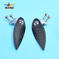 Adjustable Carbon Fiber Turn Fins 56 X 24/65 X 24/67 X 20mm Length For Rc Boat