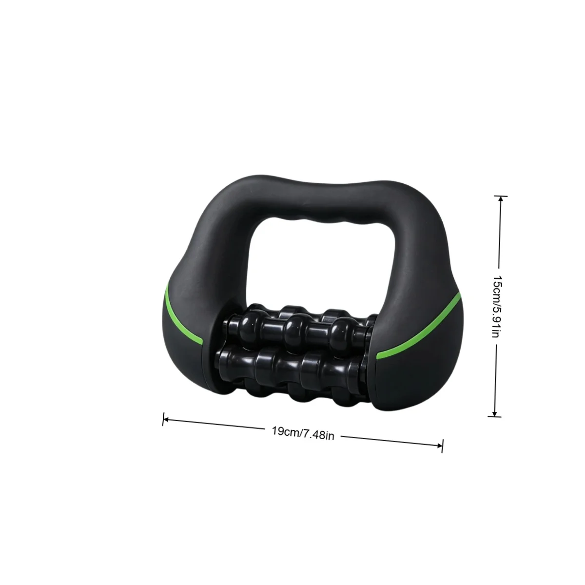 Handheld Roller Massager, Rechargeable Vibration Tool with 8 Intensity Levels, 2000mAh Battery, Portable Design for Home Use