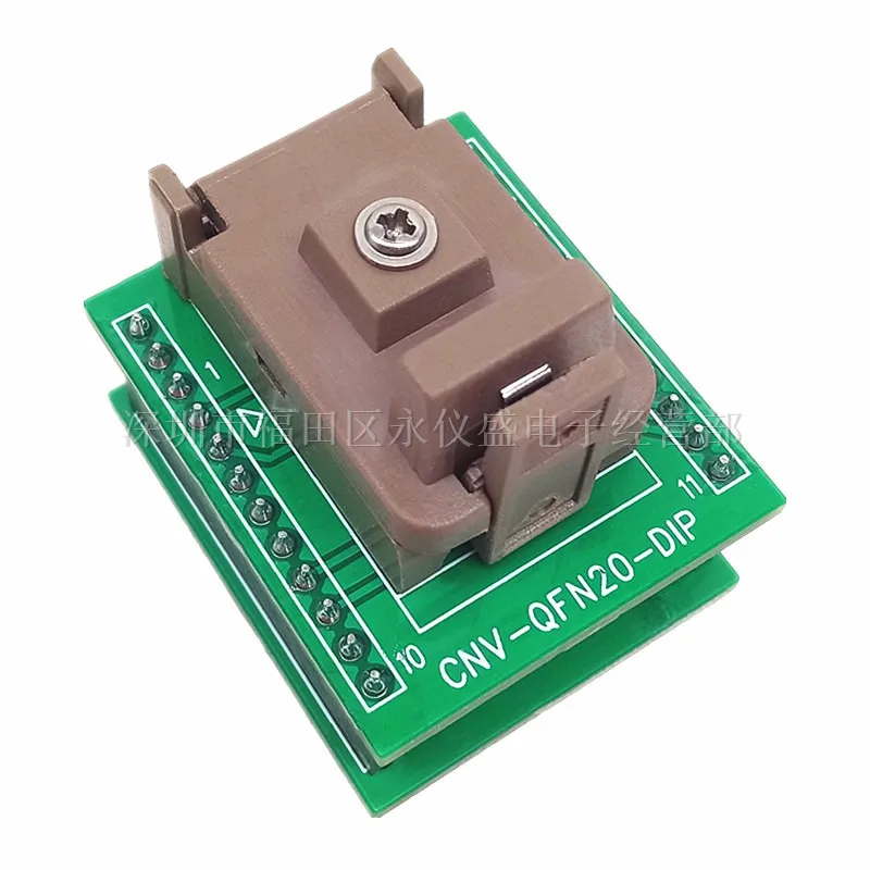 

QFN20 Burn Stand/QFN3X3-20L 0.4 /DFN20 IC Chip Stand Aging Test Stand Programming Stand