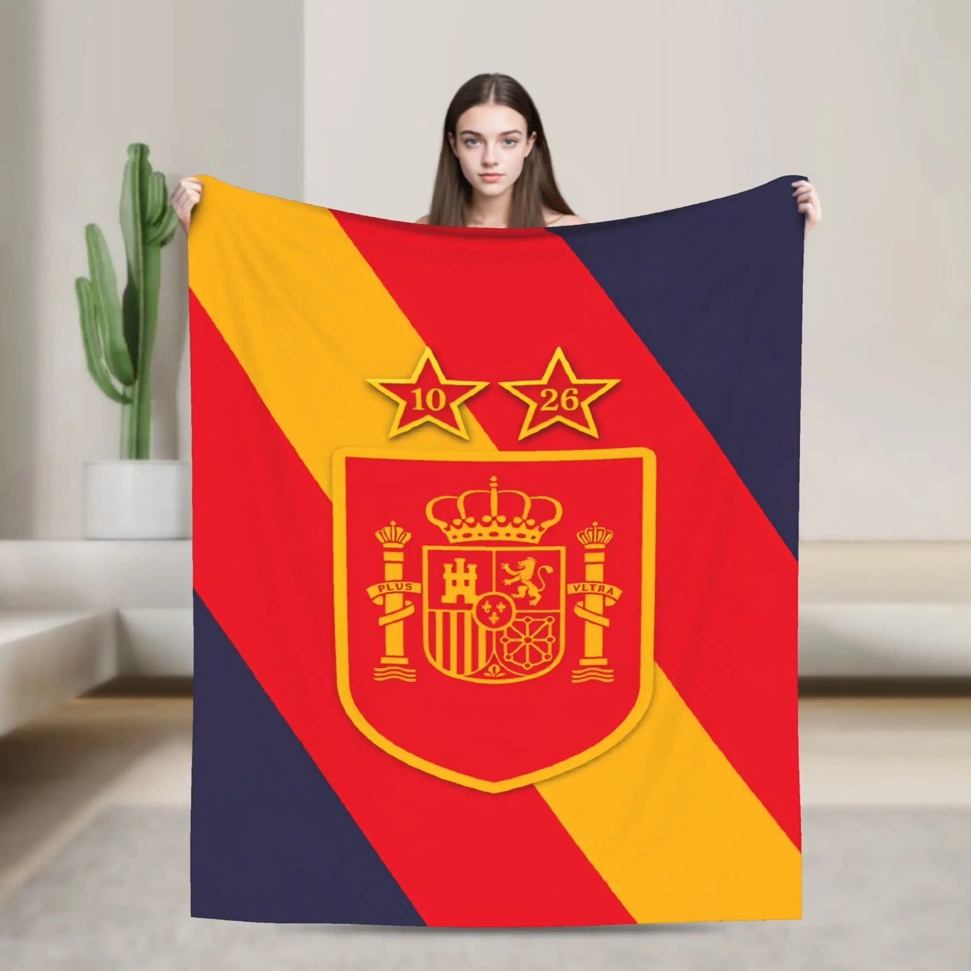 make spain great again  Flannel Blanket  Super Warm Throw Blanket for Living Room Travel Office Pattern Bedspread Sofa Bed Cover