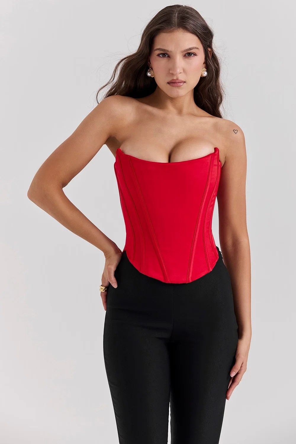 Sexy Bandage Lace Up Summer New Arriva Fashion Slight Elasticity Slim and Versatile Camisole Off Shoulder Night Party Top